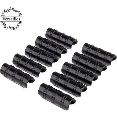 Clips para invernadero, 20 unidades de clips de tubo Versalles de 20 mm para asegurar cubiertas a invernaderos de jardín, películas, plantas (1/5)