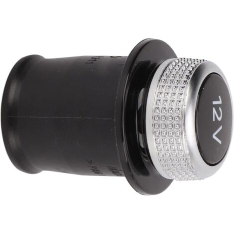 Tapa para toma de encendedor de cigarrillos, 12 V, cromada, para tapa antipolvo de toma de encendedor de cigarrillos de coche 4H0919311, repuesto para A3 A4 A6 A7 A8