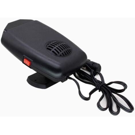 Calefactor portátil para coche de 12 V y 150 W, desempañador de parabrisas y descongelador de coche con enchufe para encendedor de cigarrillos para coches, SUV, camiones y monovolúmenes. (1/4)
