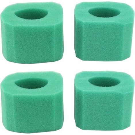 Paquete de 4 cartuchos de filtro de espuma reutilizables, duraderos y prácticos para bombas de piscinas. (1/4)