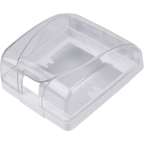Funda impermeable para timbre, cubierta transparente para timbre - Protector exterior para timbre, cubierta transparente para interruptor, timbre inalámbrico impermeable (1/4)