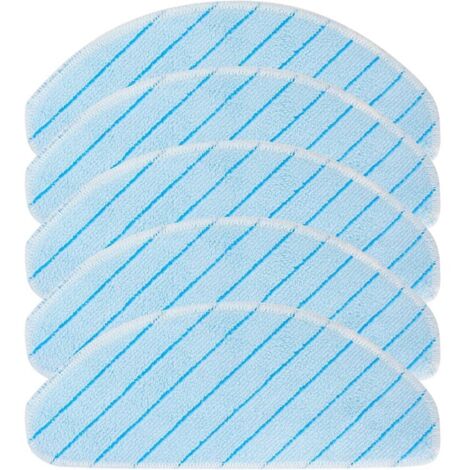 Paquete de 5 paños de limpieza lavables para Ecovacs Deebot T9 Series T9 AIVI T9 Pro T9 Max (1/4)