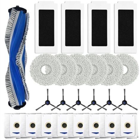 Repuestos para la aspiradora T30 PRO OMNI / Max DDX14: Cepillo lateral principal, filtro HEPA, paño de limpieza. (1/4)