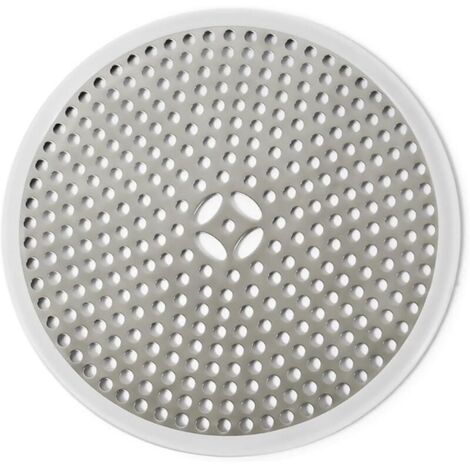 Filtro de desagüe de ducha de acero inoxidable para tapón de ducha, filtro para cabello, inoxidable, tapa de desagüe de ducha antiobstrucción, rejilla de ducha para baño y cocina, plateado (1/4)