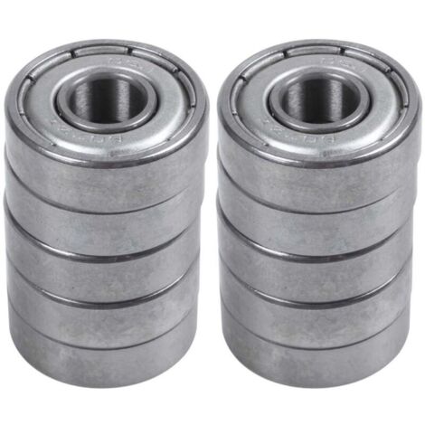 607Z Rodamientos de bolas de ranura profunda con doble blindaje de 7 x 19,6 mm, 10 unidades (1/4)