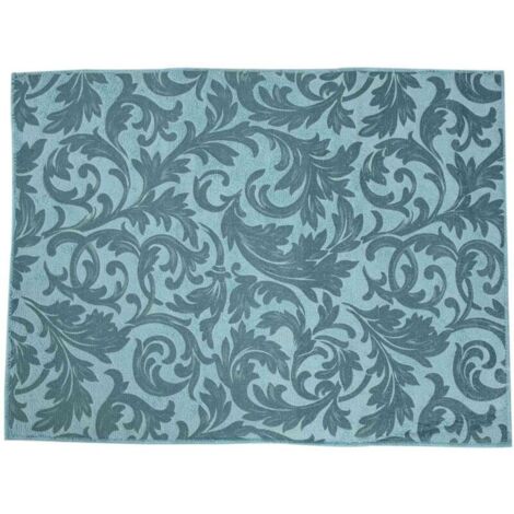 Paquete de 2 tapetes absorbentes lavables a máquina para secar platos, para encimera de cocina, tamaño grande (azul enredadera) (1/4)