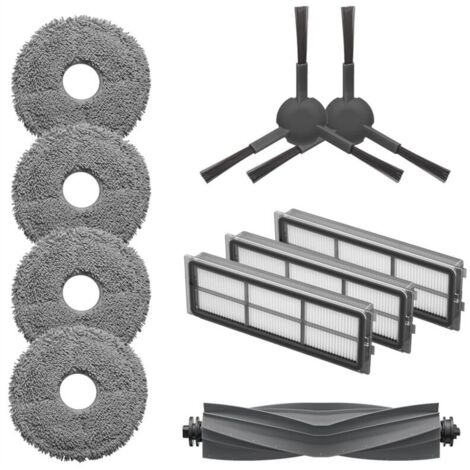 Kit de accesorios Dreamebot L10S Pro: cepillo principal, cepillo lateral, filtros HEPA, paño de limpieza. (1/4)