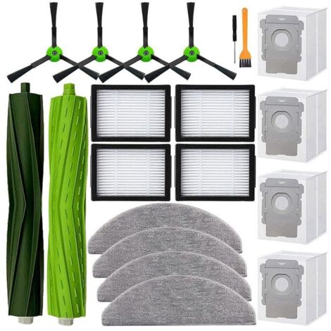 Kit de accesorios para Combo I5+ J5+: cepillo giratorio, filtro, mopa, bolsa para aspiradora, cepillo lateral (1/4)