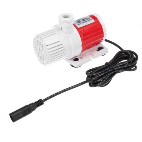 Bomba de agua sumergible de 20 W, 12 V CC, 1100 L/H, velocidad variable, control marino, para acuarios/peceras. (1/4)