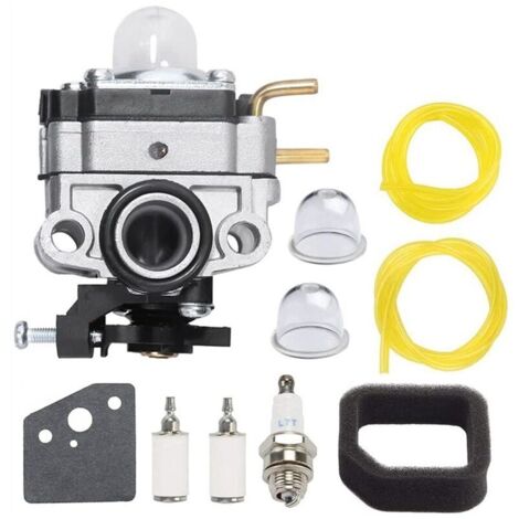 Carburador 753-06258A para motores de gasolina de 2 tiempos y 25 cc para desbrozadoras RY252CS, RY253SS, RY251PH, RY254BC con filtro de aire. (1/4)