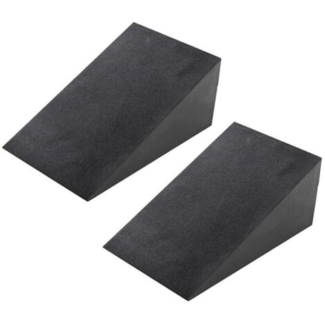 Juego de 2 esterillas de yoga, rampa ajustable para sentadillas, tabla inclinada para mejorar la fuerza y el peso muerto. (1/4)
