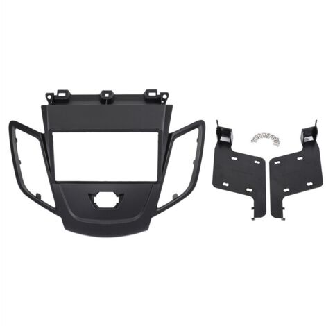 Kit de embellecedores para montaje en salpicadero para radio doble DIN Fiesta 2008-2017, marco negro, GPS (1/4)