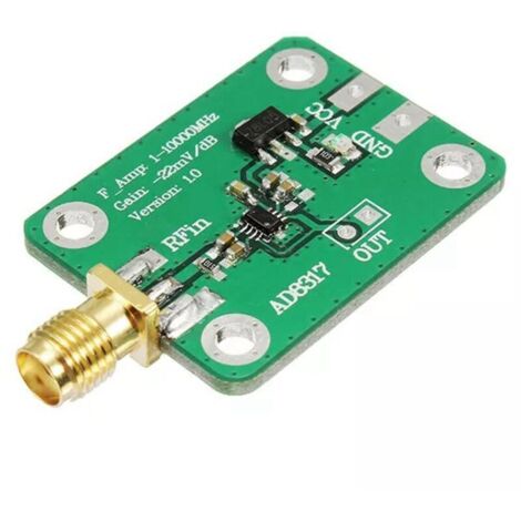 Detector logarítmico de alta velocidad AD8317, contador logarítmico, controlador de señal de salida de potencia, 1M-10000MHz (1/4)