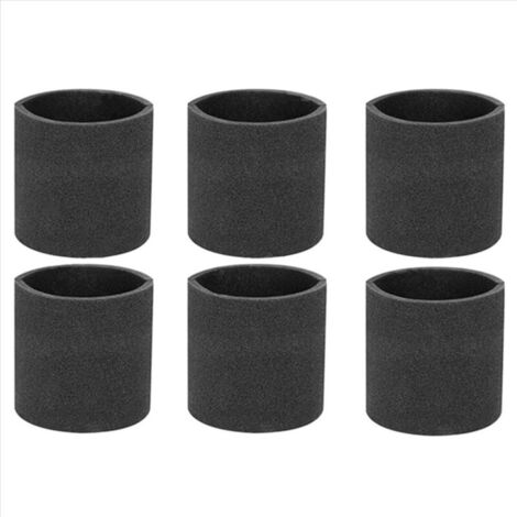 Paquete de 6 filtros de espuma de repuesto 90585 VF2001 para aspiradoras de líquidos y sólidos (piezas de repuesto 9058500) (1/4)
