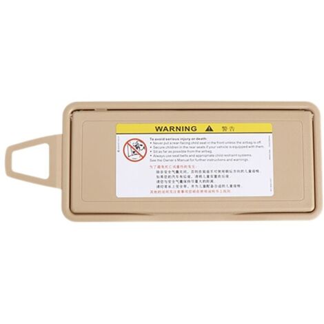 Parasol interior para coche, visera parasol, espejo de maquillaje, protección 2218104117 para Clase S W221 2006-13, beige, derecha