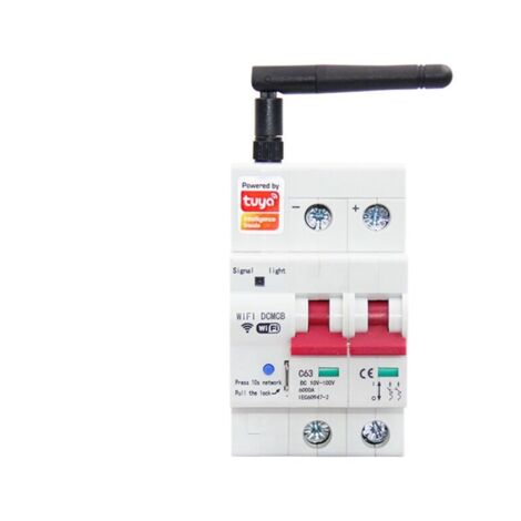 Disyuntor inteligente de CC de 2 polos con control mediante aplicación Wi-Fi, 63 A (1/4)
