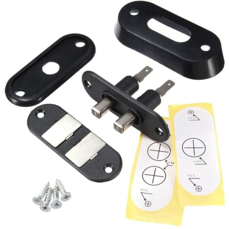 Interruptor de contacto negro para puerta corredera para alarma de cierre centralizado de coche T4 (1/4)