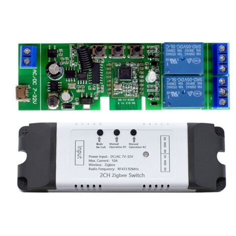 Controlador de motor para actuador lineal eléctrico Wi-Fi de 2 canales Tuya Zigbee (1/4)