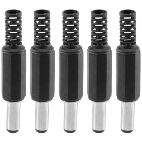 unidades de adaptador de enchufe de alimentación DC Jack de 5,5 mm x 2,5 mm (1/4)