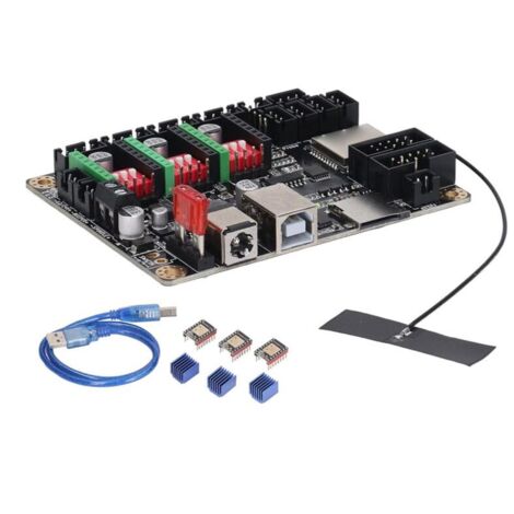 Placa base para grabadora láser, MKS DLC32 V2.1 Módulo de control láser de 32 bits ESP32 WiFi GRBL DIY Universal Main (1/4)