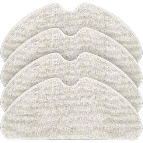 Paquete de 4 almohadillas de repuesto para aspiradoras robot D10S, D10S PRO, D9 Max, F9 - Lavables y reutilizables (1/4)