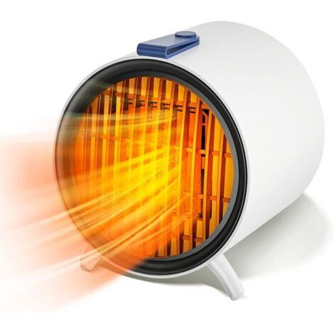 Calefactor con ventilador de 500 W – Protección contra sobrecalentamiento, para el hogar y la oficina. (1/4)