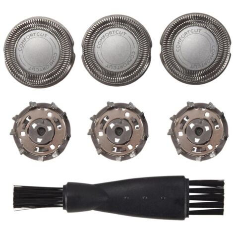 Juego de 4 cuchillas de repuesto para cabezales de afeitadoras electrónicas SH30, SH50, Serie 52, 1000, 2000, S1020, S1050 y S1060 (1/4)