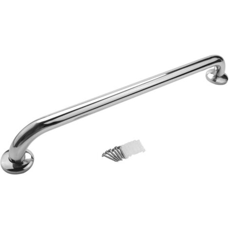 Baño nuevo, bañera, inodoro, barandilla de acero inoxidable, barra de apoyo, ducha, soporte de seguridad, asa, toallero (50 cm) (1/4)