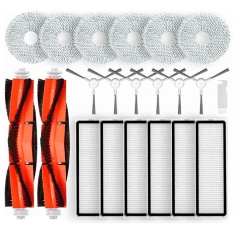Repuestos para el robot aspirador S10+ / S10 Plus, accesorios, cepillo principal, filtro HEPA lateral, paño de limpieza. (1/4)