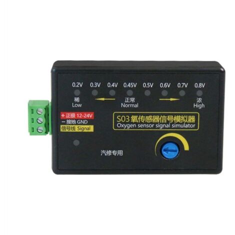 Simulador de señal de sensor de oxígeno automotriz tipo miniatura, cuatro cables (1/4)