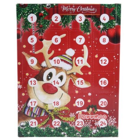 Llaveros con calendarios navideños, adornos y decoración. Regalo con cuenta regresiva de 24 días. ¡Novedad y sorpresa para niños (1/4)