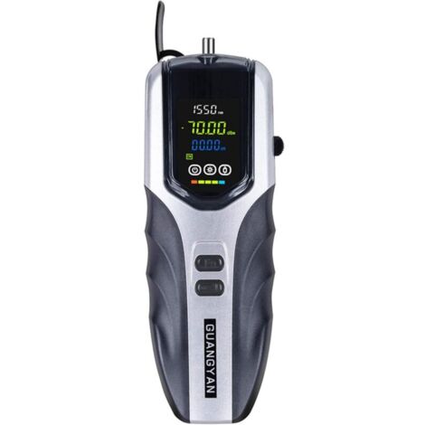 Fotómetro de fibra óptica, -70 + 3 dBm, probador de potencia óptica recargable, mini medidor de potencia de luz con 7 longitudes de onda ópticas opcionales. (1/4)