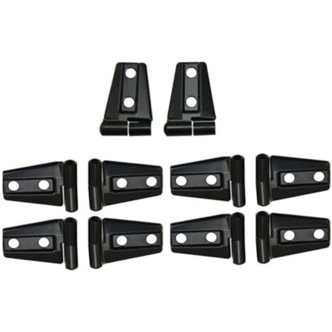 10 cubiertas para bisagras de capó y puerta para accesorios de automóvil JK JKU 2007-2017 (1/4)
