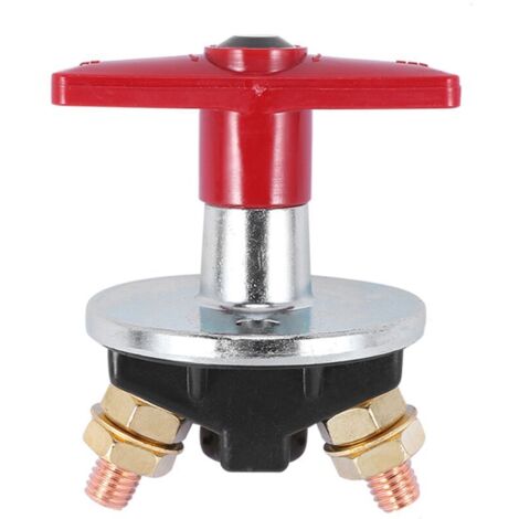 Interruptor aislador de batería de llave fija de 1500 amperios, interruptor de corte eléctrico de 12 V/24 V de alta resistencia (1/4)