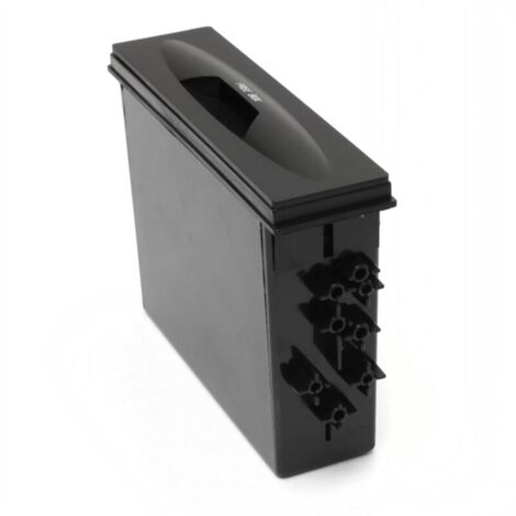 Caja de almacenamiento universal para coche - Kit de 38 bolsillos para instalación de radio, salpicadero DIN simple, automático, 177x50x120 mm (1/4)