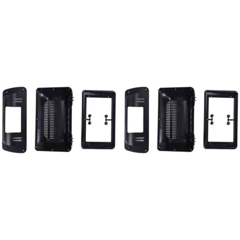 Juego de 2 pantallas de navegación Android de 9 pulgadas, pantalla grande, marco, tablero, conversión universal de DVD para camión (1/4)