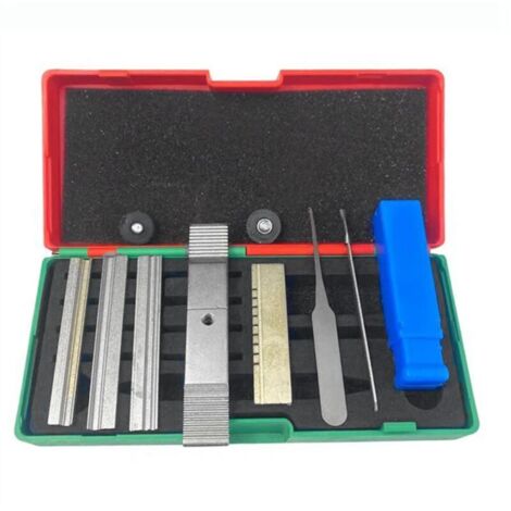 caja AB Juego de herramientas de hojalata de tres cabezales Suministros para cerrajeros Abrepuertas (1/4)