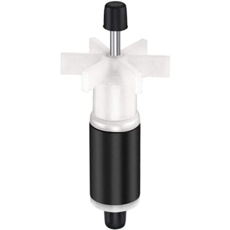 Impulsor de repuesto para bomba de agua, impulsor de rotor de repuesto para filtro de acuario para bomba de estanque - Negro