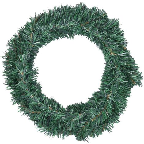 1 guirnalda artificial de pino verde para decoración navideña de chimenea, ventana y puerta principal. (1/4)