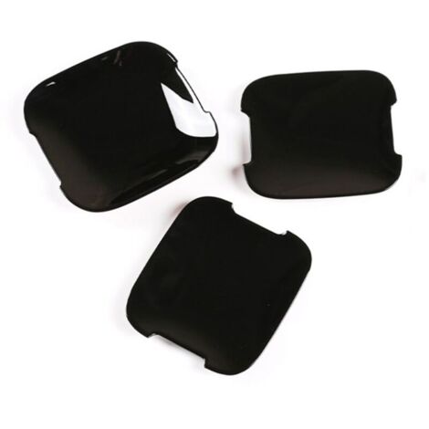 Pegatinas decorativas para manijas de puertas de coche (modelos serie 90 2020-2022), negras (1/4)