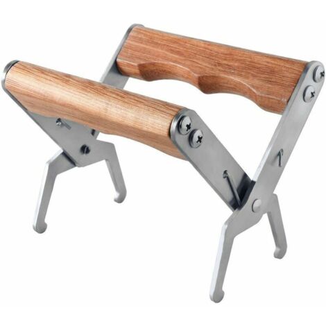 Pinza para marcos de colmena con mango de madera, accesorio para herramientas de apicultura para apicultores aficionados (2 piezas) (1/4)
