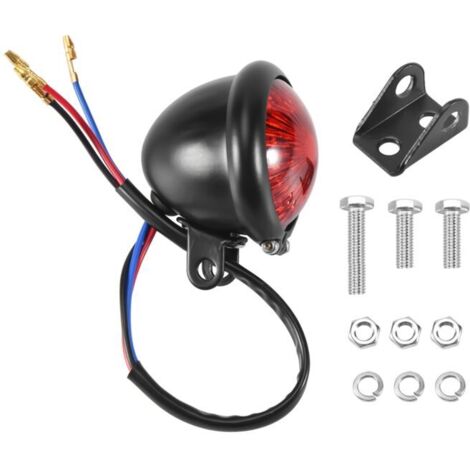 Luz trasera LED roja de 12 V para chopper/cafe racer. (1/4)
