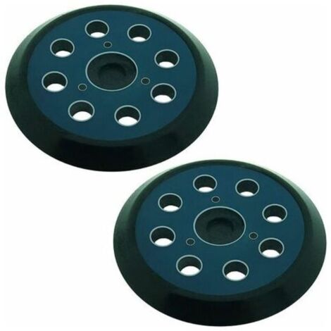 Juego de 2 discos de lijado para lijadora orbital aleatoria de 125 mm y 8 agujeros, compatibles con Makita M9204 BO5030 BO5031 DBO180Z BO8041 DBO180RMJ BO5041 BO5010 BO50111 BO5012. (1/3)