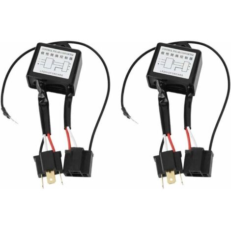 2 piezas de polaridad inversa, adaptador de interruptor convertidor negativo de aleación para LED, interruptor de polaridad inversa/negativa para H4 (1/4)