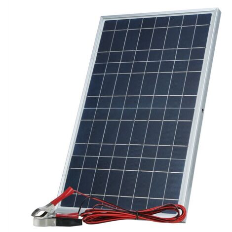 Kit de panel solar de 12 V, generador de celda solar recargable portátil para exteriores, 30 W de potencia.