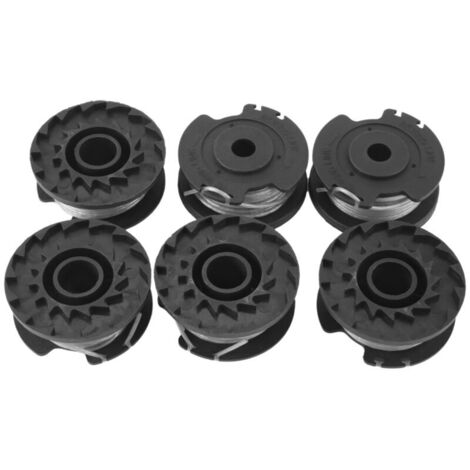 Paquete de 6 carretes y línea para desbrozadora F016800569 para EasyGrassCut 23, 26, 18, 18-230, 18-260, 18-26 (repuesto) (1/4)