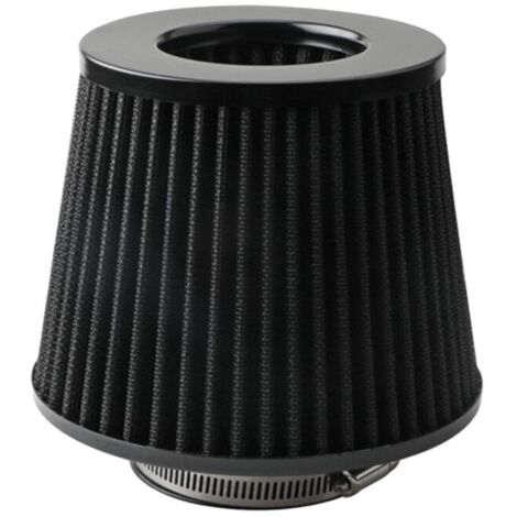 Filtro de aire de 76 mm con cabeza de hongo, escape y admisión, universal, para automóviles, color negro. (1/4)