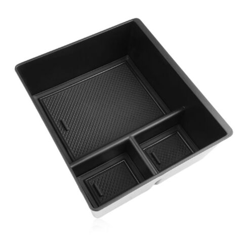 Para MG HS/MG EV 2018-2024 Organizador de consola central, reposabrazos, caja de almacenamiento, bandeja, guantes, accesorios interiores (1/4)