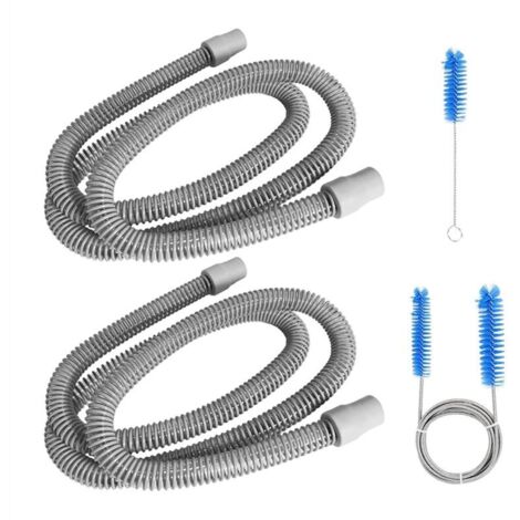 Paquete de 2 tubos de repuesto universales para suministros CPAP, tubo de 1,8 m, Airsense (1/4)