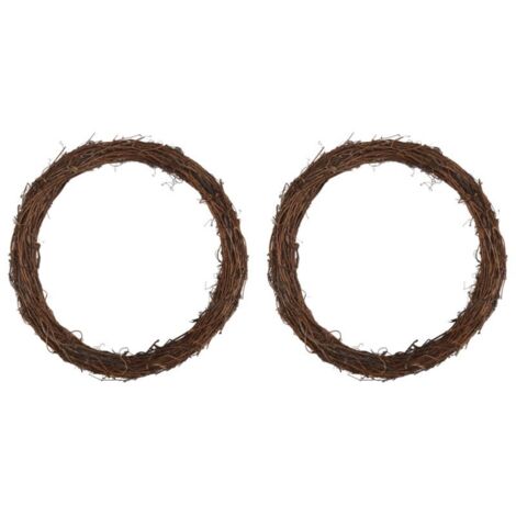 piezas de guirnaldas de ramas de ratán de 35,5 cm (14 pulgadas) para manualidades navideñas o decoraciones de boda. (1/4)